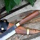HUNTING KNIFE/7.5 inches long blade hunting knife/handmade knife/Leaf spring of truck/wooden Handle/Sharpen/Tempered/knife/knives