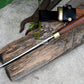 HUNTING KNIFE/7.5 inches long blade hunting knife/handmade knife/Leaf spring of truck/wooden Handle/Sharpen/Tempered/knife/knives