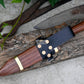 HUNTING KNIFE/Hand forged Bushcraft knife/Real working knife/handmade knife/Leaf spring of truck/wooden Handle/Sharpen/Tempered/knife/knives