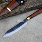 HUNTING KNIFE/Hand forged Bushcraft knife/Real working knife/handmade knife/Leaf spring of truck/wooden Handle/Sharpen/Tempered/knife/knives
