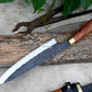 CHEF KNIFE / 10 inches long Blade / Hand forged hunting knife / jungle chef knife / Tempered / Sharpen/ Ready to use