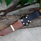TANTO CHEF KNIFE / 10 inches long Blade / Hand forged hunting knife / jungle chef knife / Tempered / Sharpen/ Ready to use