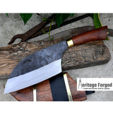 CHEF CLEAVER/Kitchen Chopper / 9 inches long Blade / Hand forged hunting knife / jungle chef knife / Tempered / Sharpen/ Ready to use