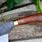CHEF CLEAVER/Kitchen Chopper / 9 inches long Blade / Hand forged hunting knife / jungle chef knife / Tempered / Sharpen/ Ready to use