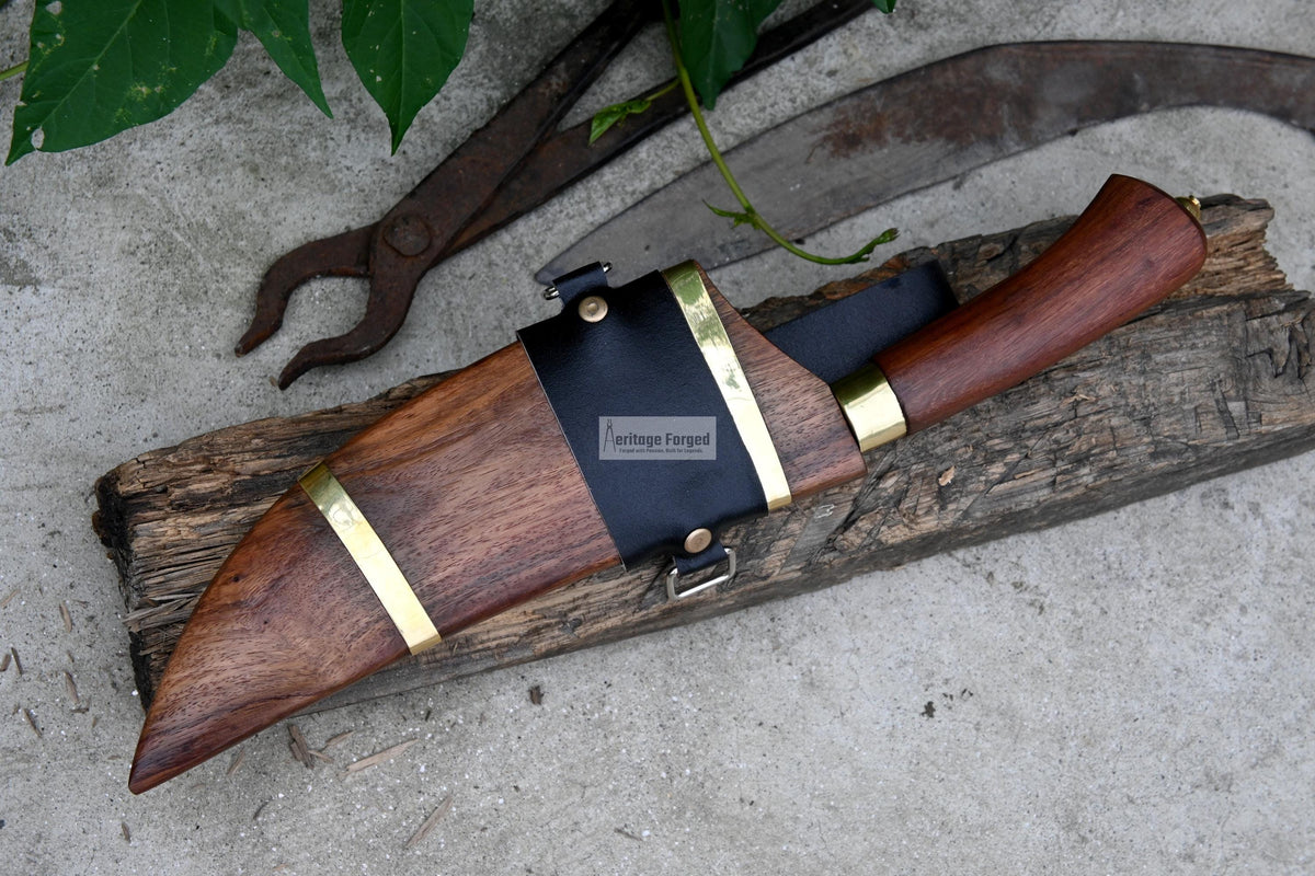CHEF CLEAVER/ Kitchen Chopper / 10 inches long Blade / Hand forged hunting knife / jungle chef knife / Tempered / Sharpen/ Ready to use