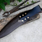 HISTORICAL KHUKURI / kukri Machete/ 14 inches Long Blade Heavy duties machete/ Full tang/ Leaf spring of truck/ Tempered/Sharpen/Working