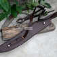 JUNGLE MACHETE / Large Jungle Clever/19 inches Long Blade Heavy duties machete/ Full tang/ Leaf spring of truck/ Tempered/Sharpen/Working