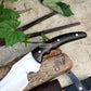 KHOPESH MACHETE/ 14 inches Long Blade hand forged Egyptian  khopesh sword /Leaf spring of truck /Sharpen/Tempered/Ready to use/knife/knives