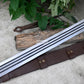 KONDA MACHETE / Large African Machete/30 inches Long Blade Heavy duties machete/ Full tang/ Leaf spring of truck/ Tempered/Sharpen/Working