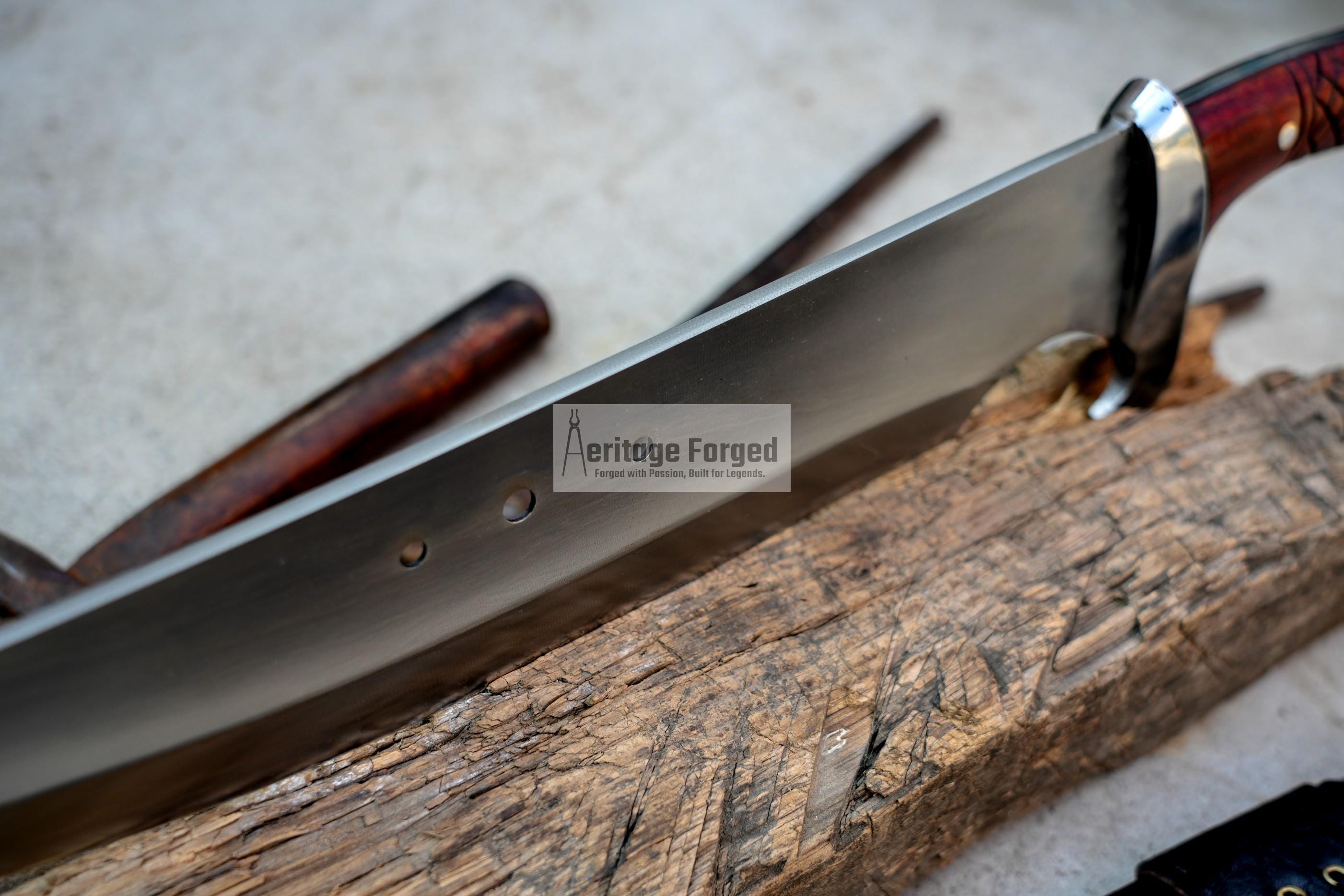 SINGLE EDGE DAGGER/16 inches Long Blade hand forged Dagger/Leaf spring of truck/Paracord Handle/Sharpen/Tempered/Ready to use/knife/knives