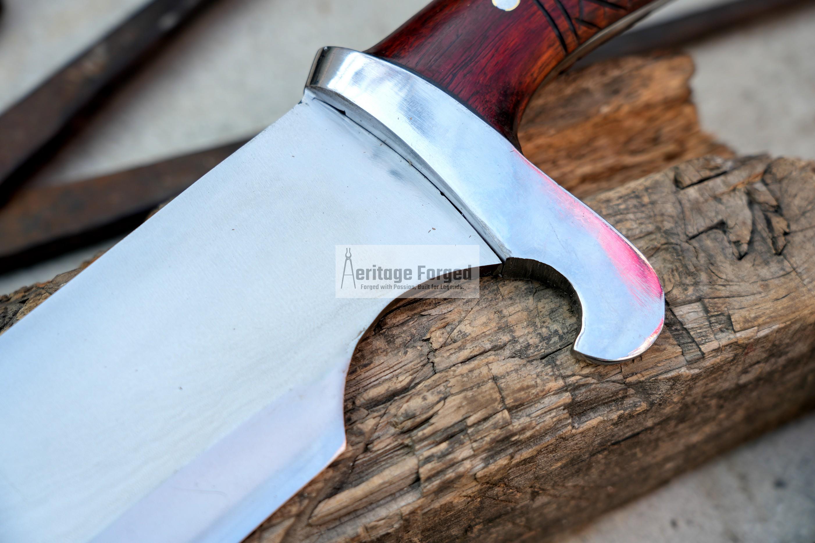 SINGLE EDGE DAGGER/16 inches Long Blade hand forged Dagger/Leaf spring of truck/Paracord Handle/Sharpen/Tempered/Ready to use/knife/knives