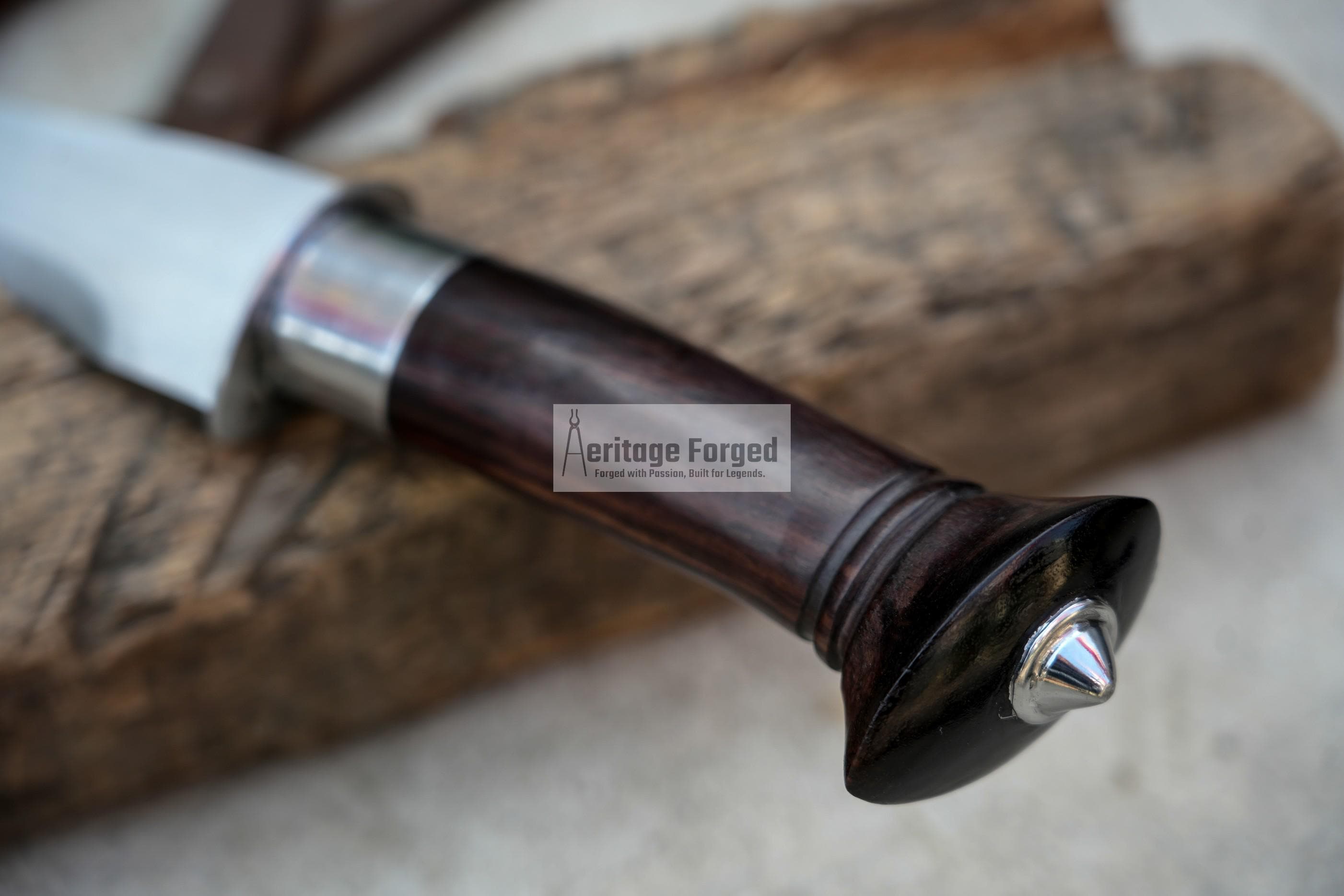 MORO LARING /18 inches Long Blade hand forged Filipino Sword /Leaf spring of truck/Rosewood Handle/Sharpen/Tempered/Ready to use/knives