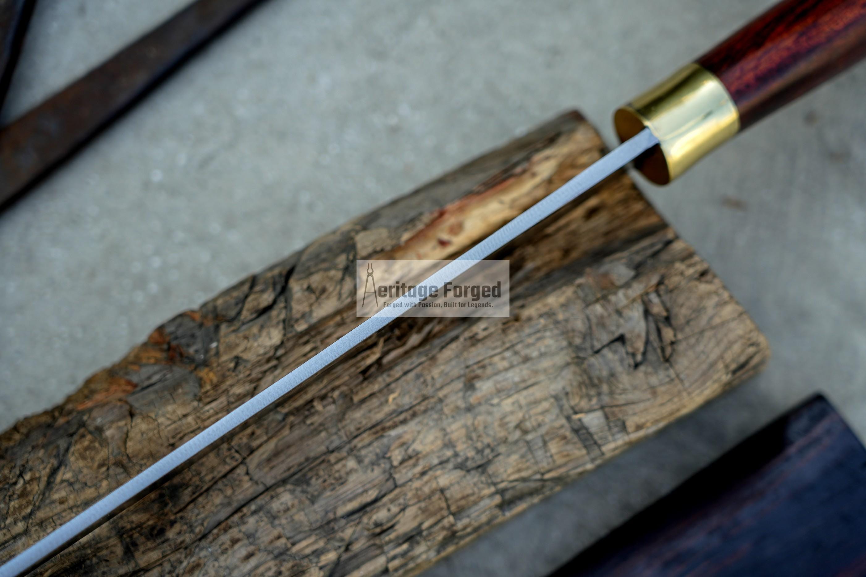 PARANG MACHETE / Large Jungle Machete/18 inches Long Blade Heavy duties machete/ Full tang/ Leaf spring of truck/ Tempered/Sharpen/Working