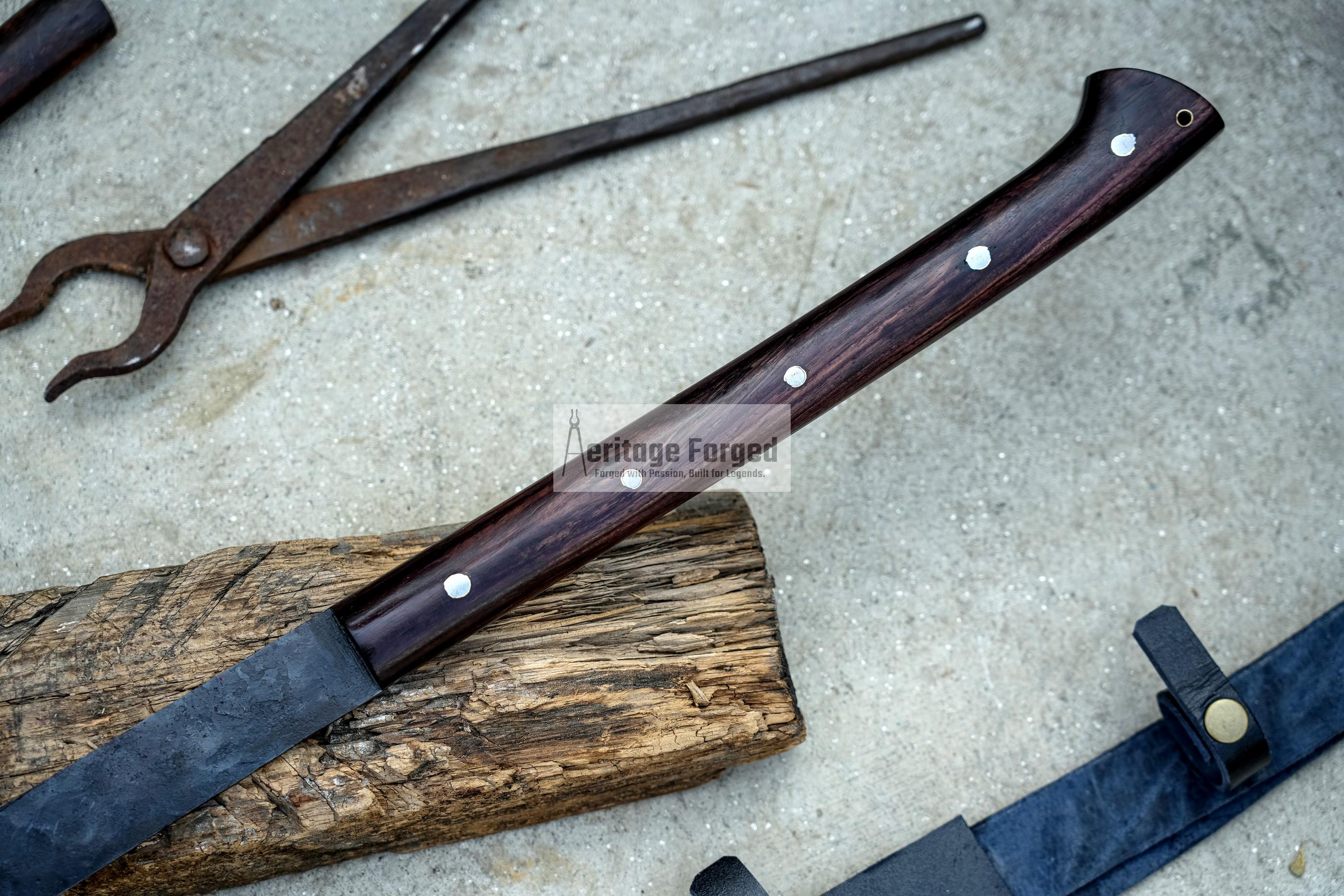 HUNTING SPEAR / hand forged spear /10 inches Long Blade spear/ Collectible Spear/ Full tang/ Leaf spring of truck/ Tempered/Sharpen