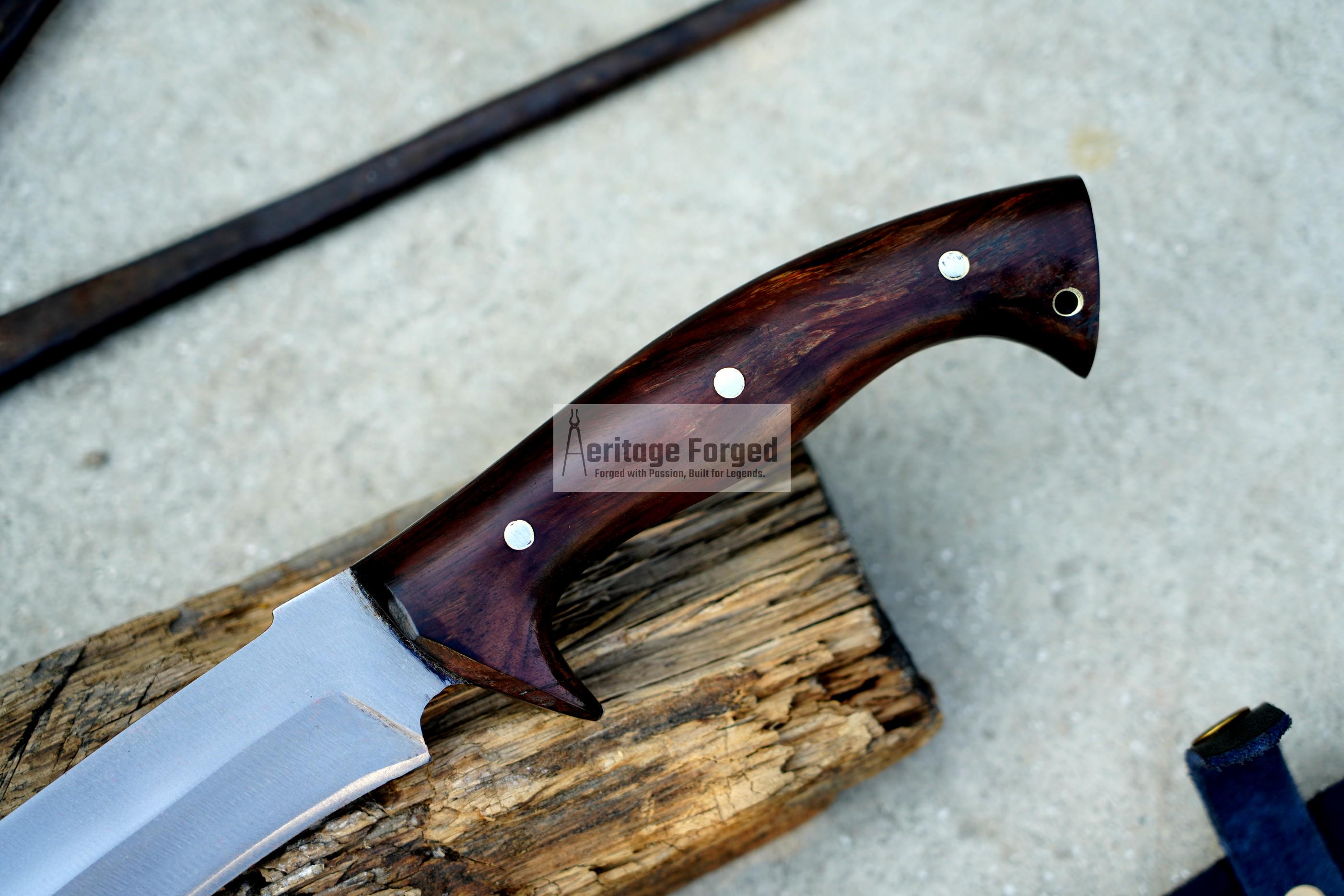 JUNGLE MACHETE / Large Jungle Machete/16 inches Long Blade Heavy duties machete/ Full tang/ Leaf spring of truck/ Tempered/Sharpen/Working
