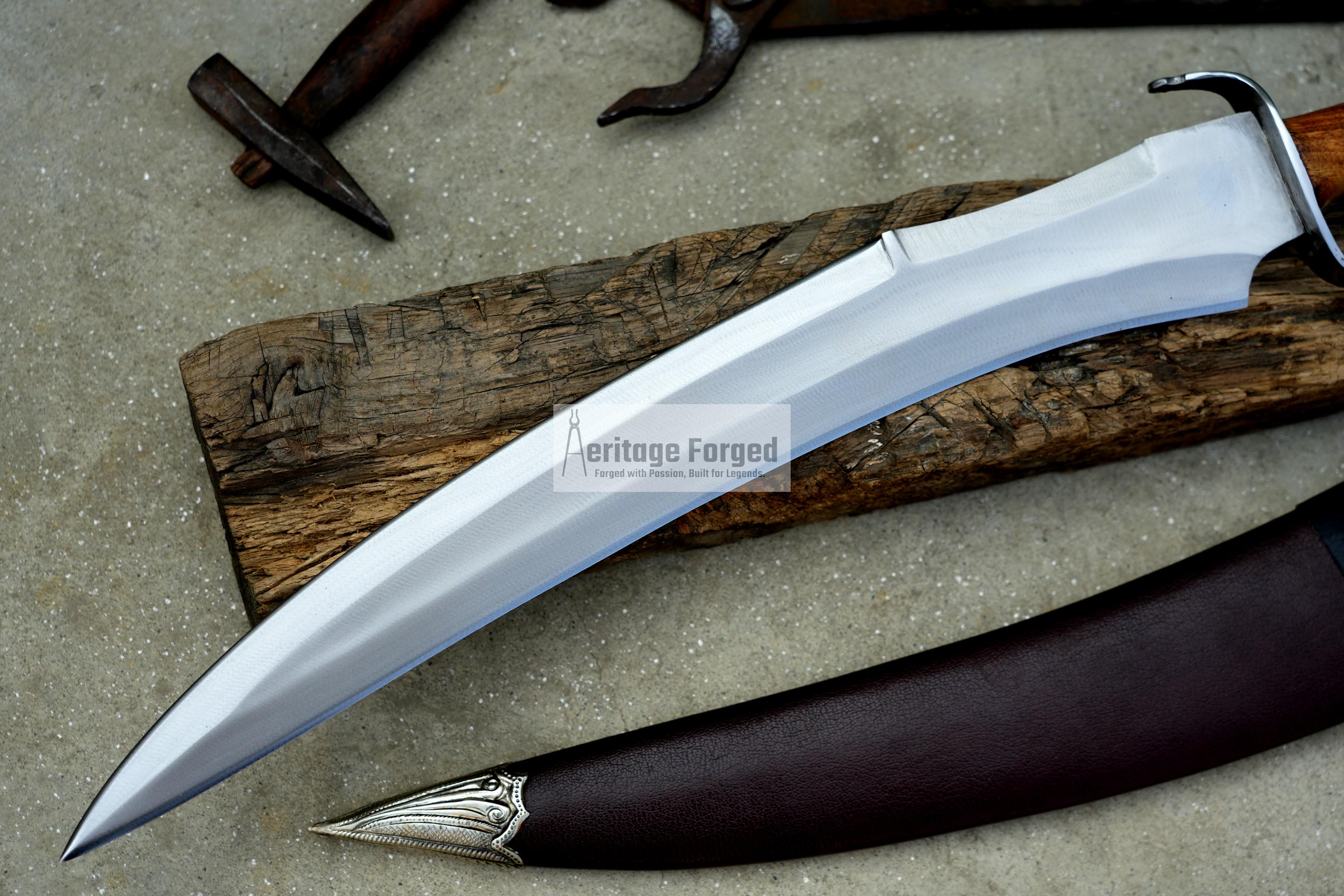 KORTADA MACHETE/18 inches long Blade Large Jungle machete/ Real working machete/ Historical Machete/Best for Heavy duties/Carbon steel/Sharp