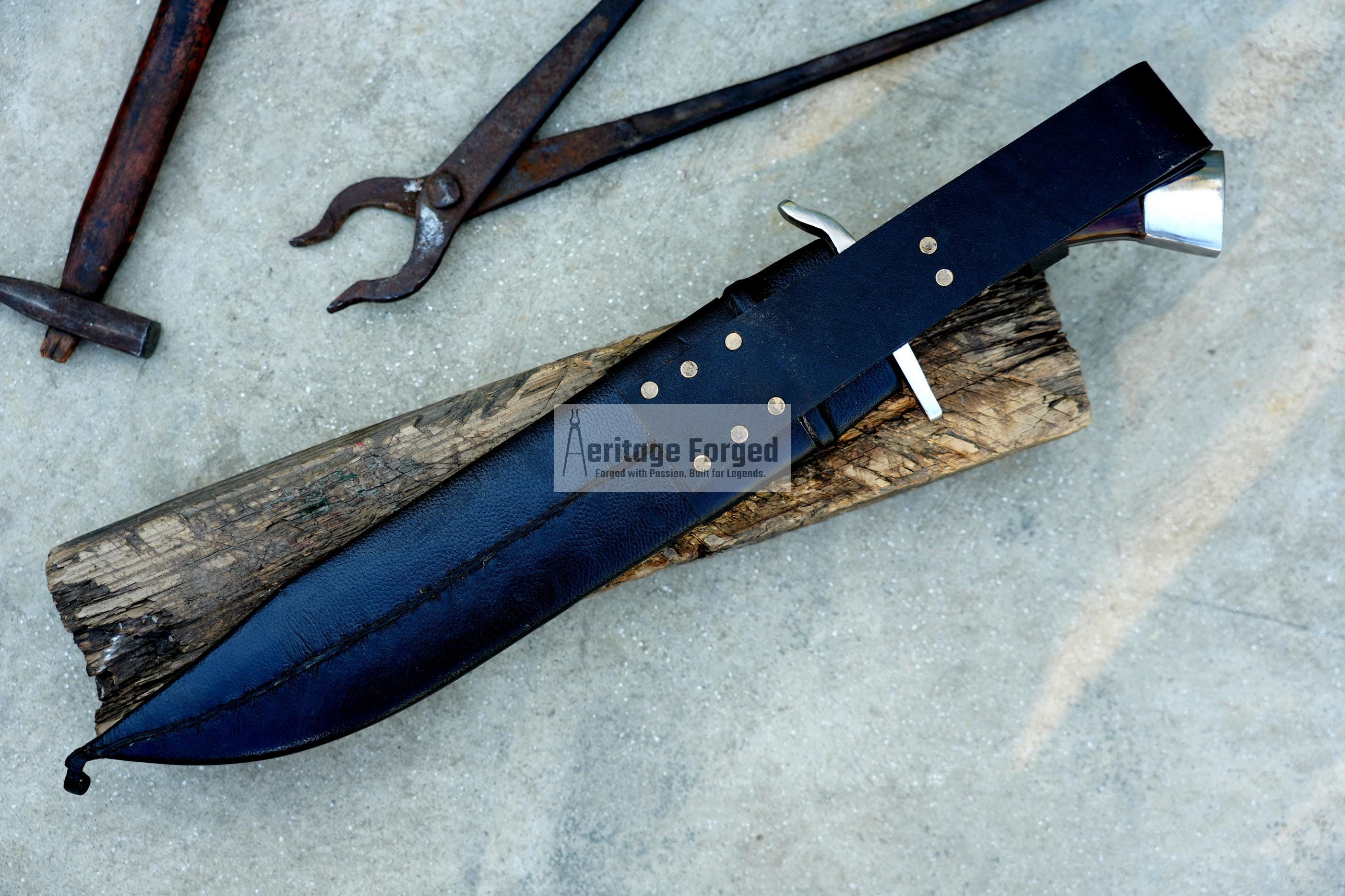 DAO CHOPPER/14 Inches long Blade Hand forged Large knife/ Full tang/ Tempered/ Sharpen/ Real working knife/Machete/Jungle Machete/Forged