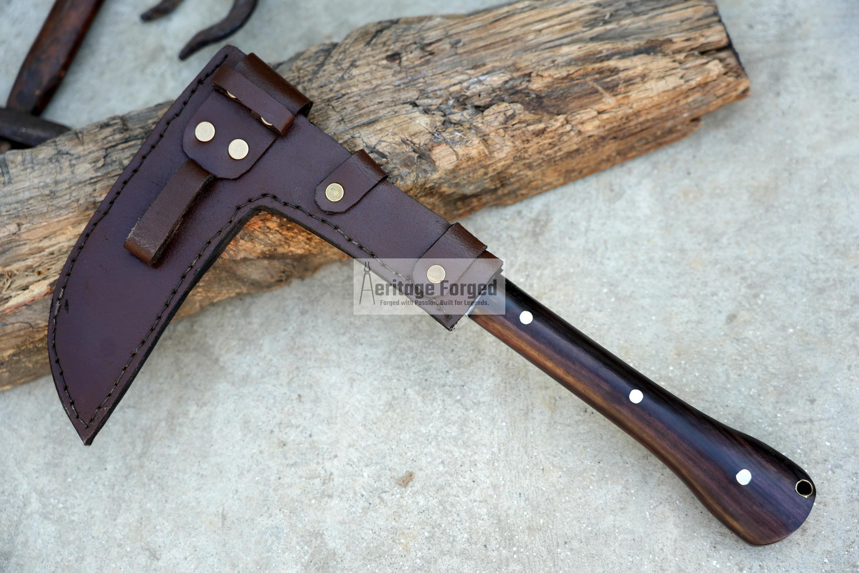 KAMA KNIFE/Traditional Japanese knife/Farmer Sickle /Leaf spring of truck/Rosewood Handle/Sharpen/Tempered/Ready to use/knife/Heritage kama2