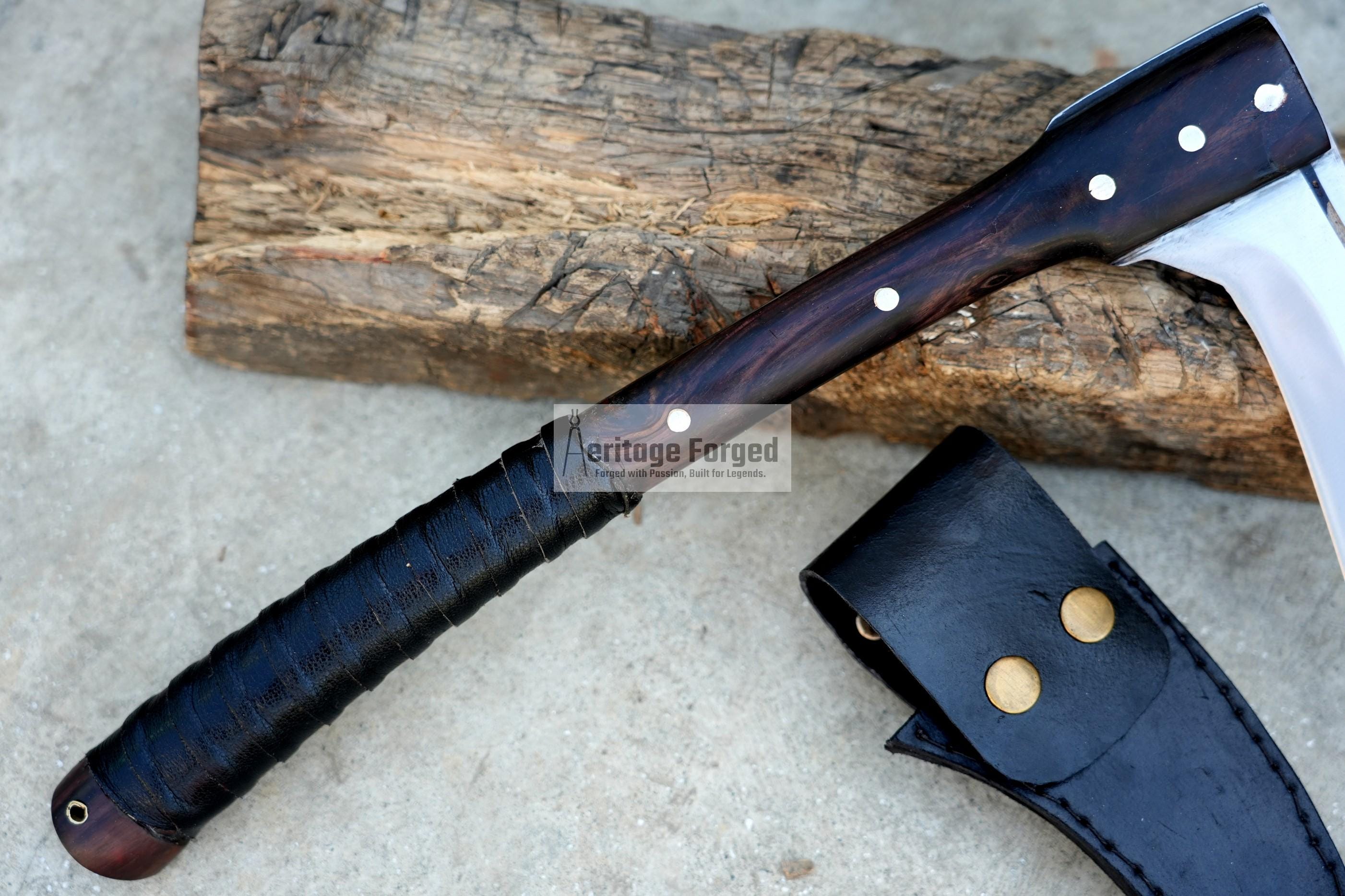 KAMA KNIFE/Traditional Japanese knife/Farmer Sickle /Leaf spring of truck/Rosewood Handle/Sharpen/Tempered/Ready to use/knife/Heritage kama3