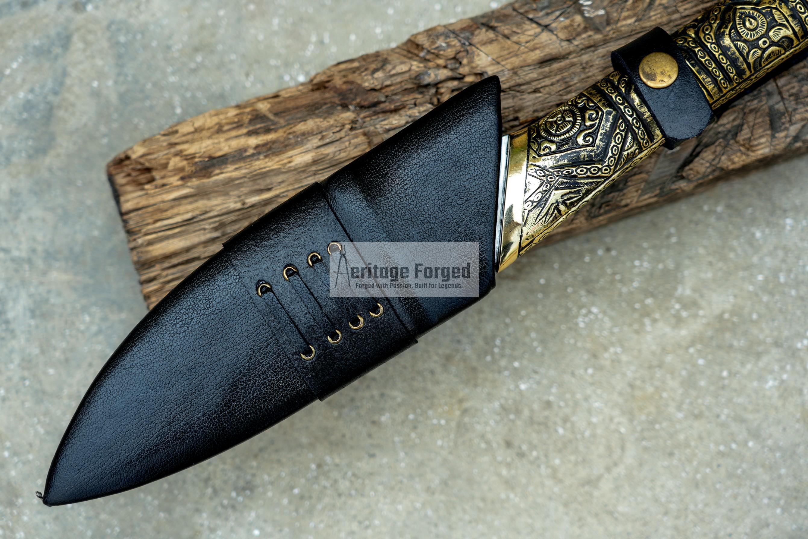 HELLBOY SPEAR / hand forged spear /8 inches Long Blade spear/ Collectible Spear/ Full tang/ spring of truck/ Tempered/Sharpen/ Movie spear