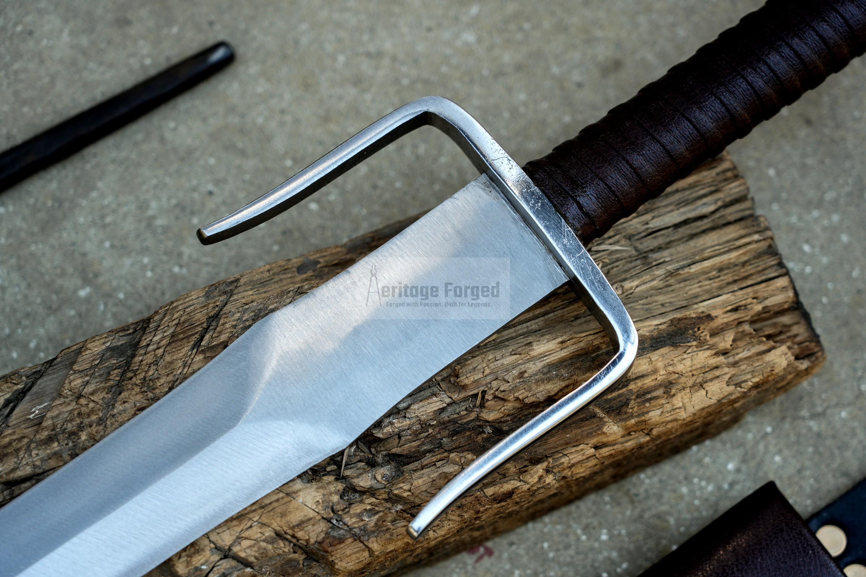 GREEK XIPHOS/ 21 inches Long Blade hand forged historical Sword/Leaf spring of truck/Wooden Handle/Custom forged sword