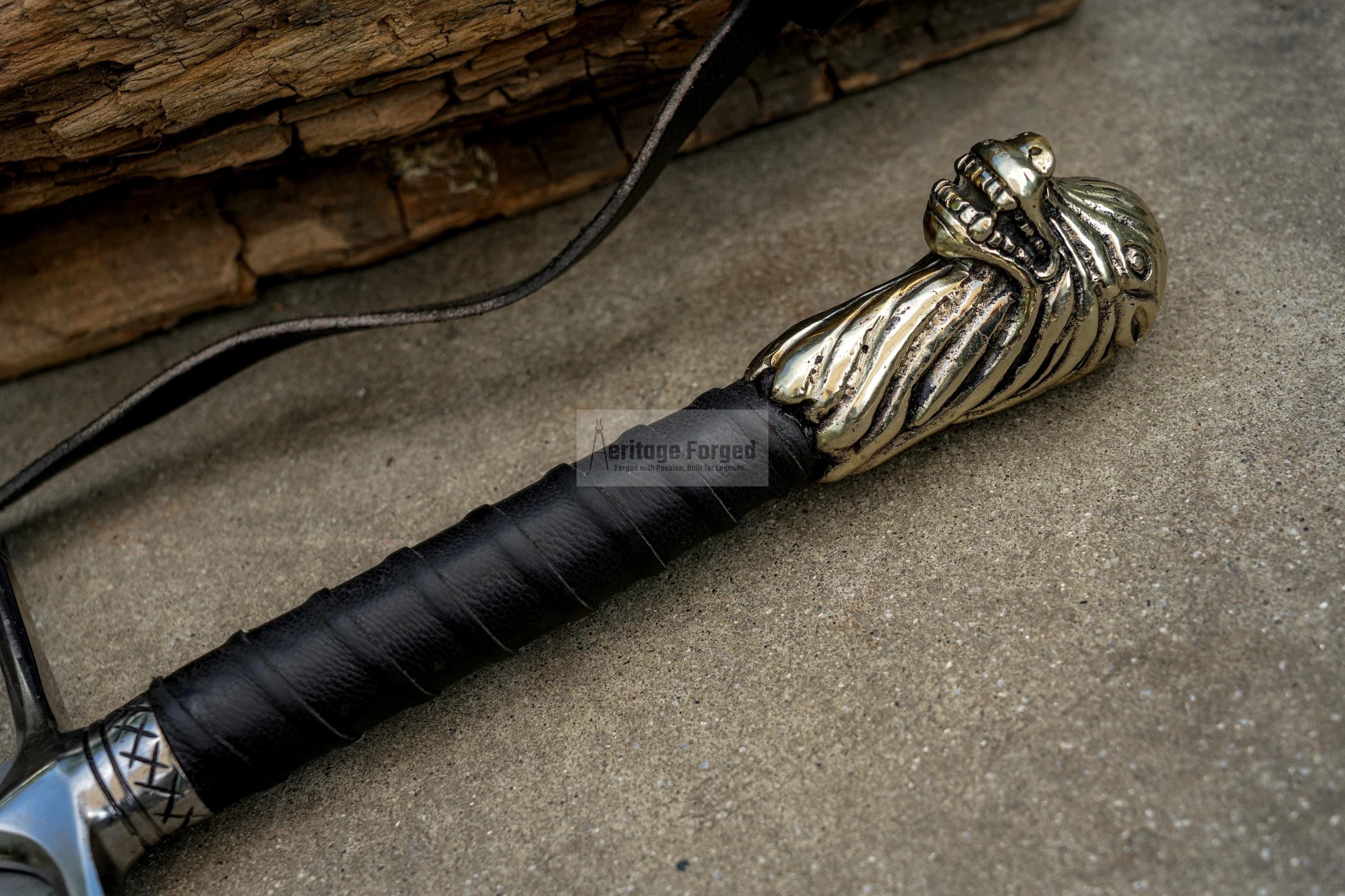 PETER SWORD /34 inches long Blade Hand Forged Sword/ large sword/Handmade from Leaf spring of Truck-Balance water tempered/Sharp