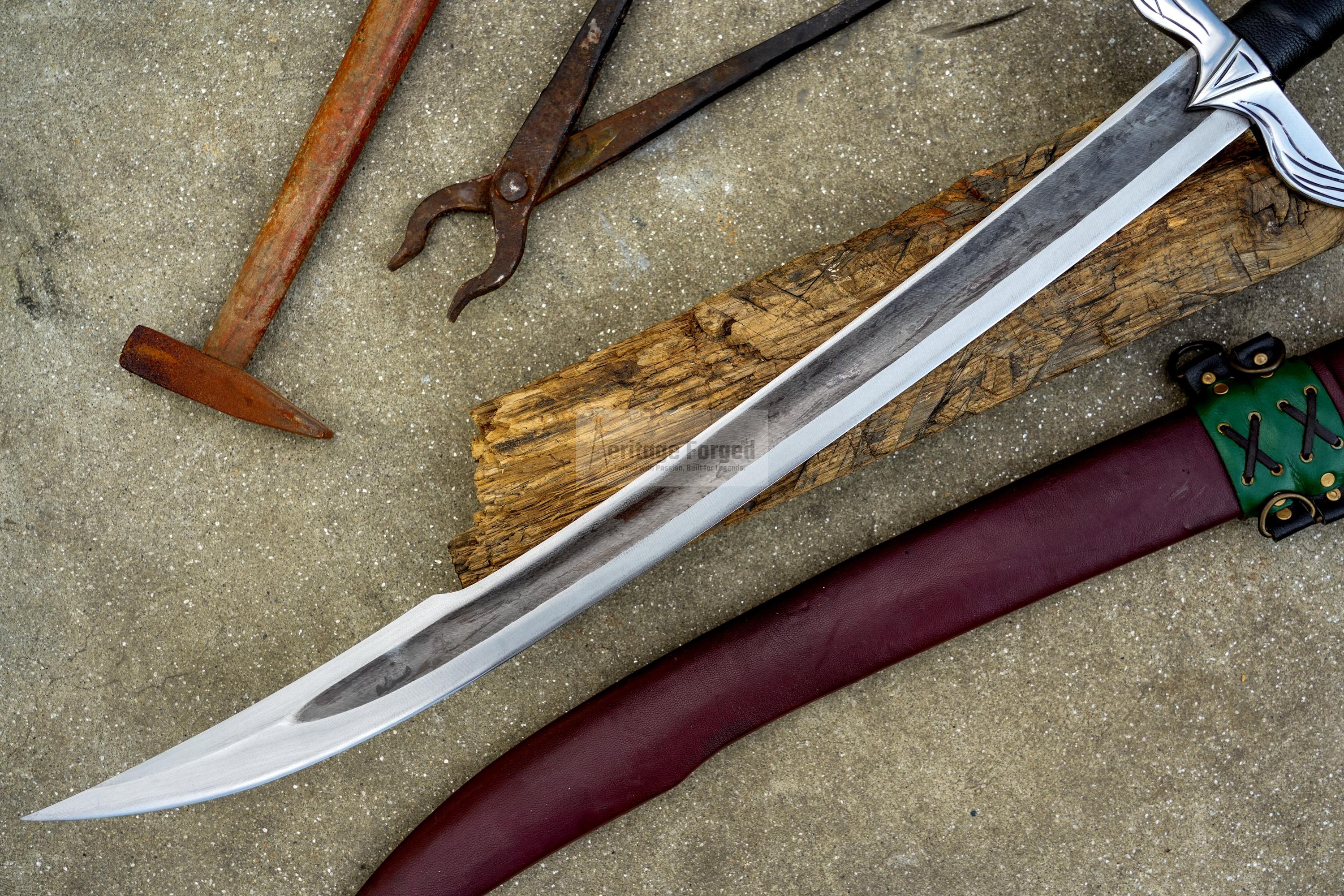 CUSTOM KILIJ SWORD /24 inches Long Blade hand forged Sword/ Tempered/Sharpen/Working/Handmade