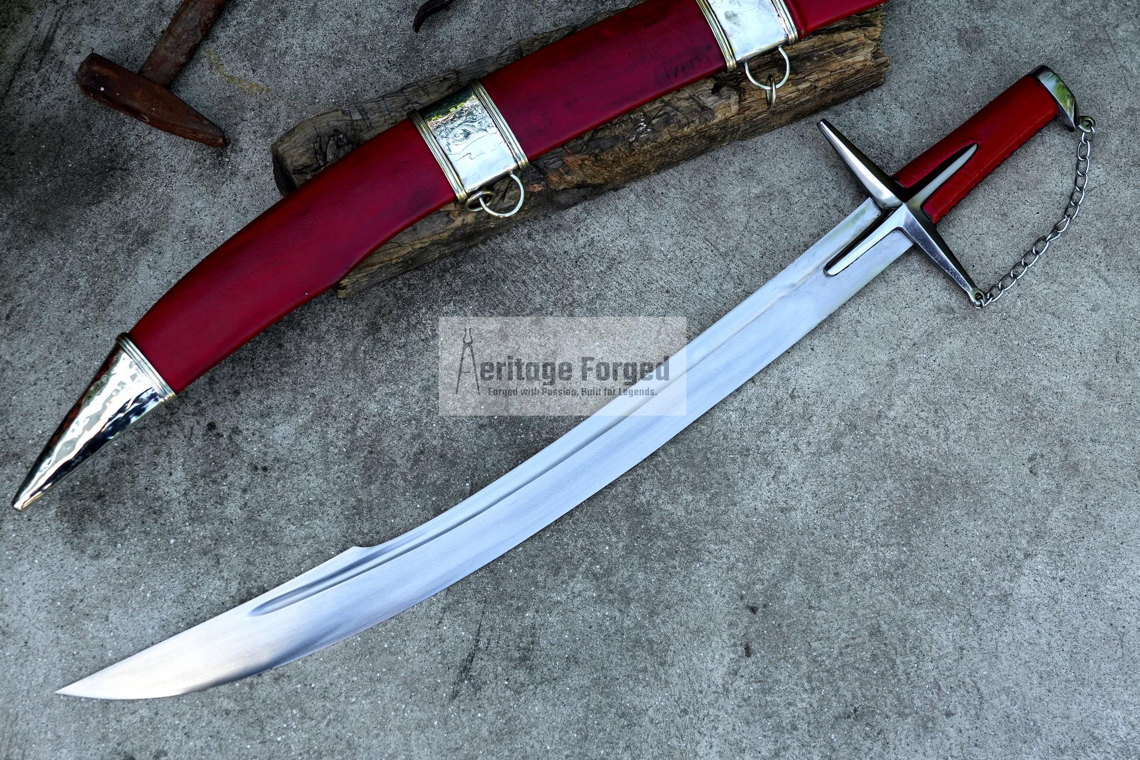 HUNGARIAN SABER SWORD /24 inches Long Blade hand forged Sword/ Tempered/Sharpen/Working/Handmade/sword