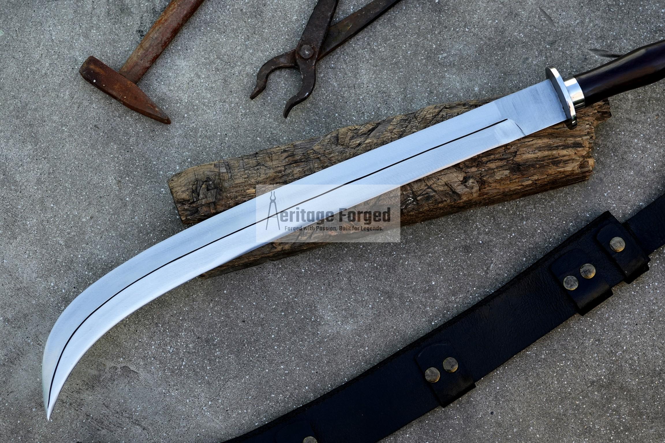 DACIAN FALX SWORD /23 inches Long Blade hand forged Sword/ Tempered/Sharpen/Working/Handmade sword/ working sword/personalization sword