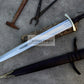 MEDIEVAL SWORD/ 26 inches Long Blade hand forged Sword/Leaf spring of truck/Rosewood Handle/Sharpen/Tempered/Ready to use/knife/knives