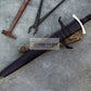 MEDIEVAL SWORD/ 26 inches Long Blade hand forged Sword/Leaf spring of truck/Rosewood Handle/Sharpen/Tempered/Ready to use/knife/knives