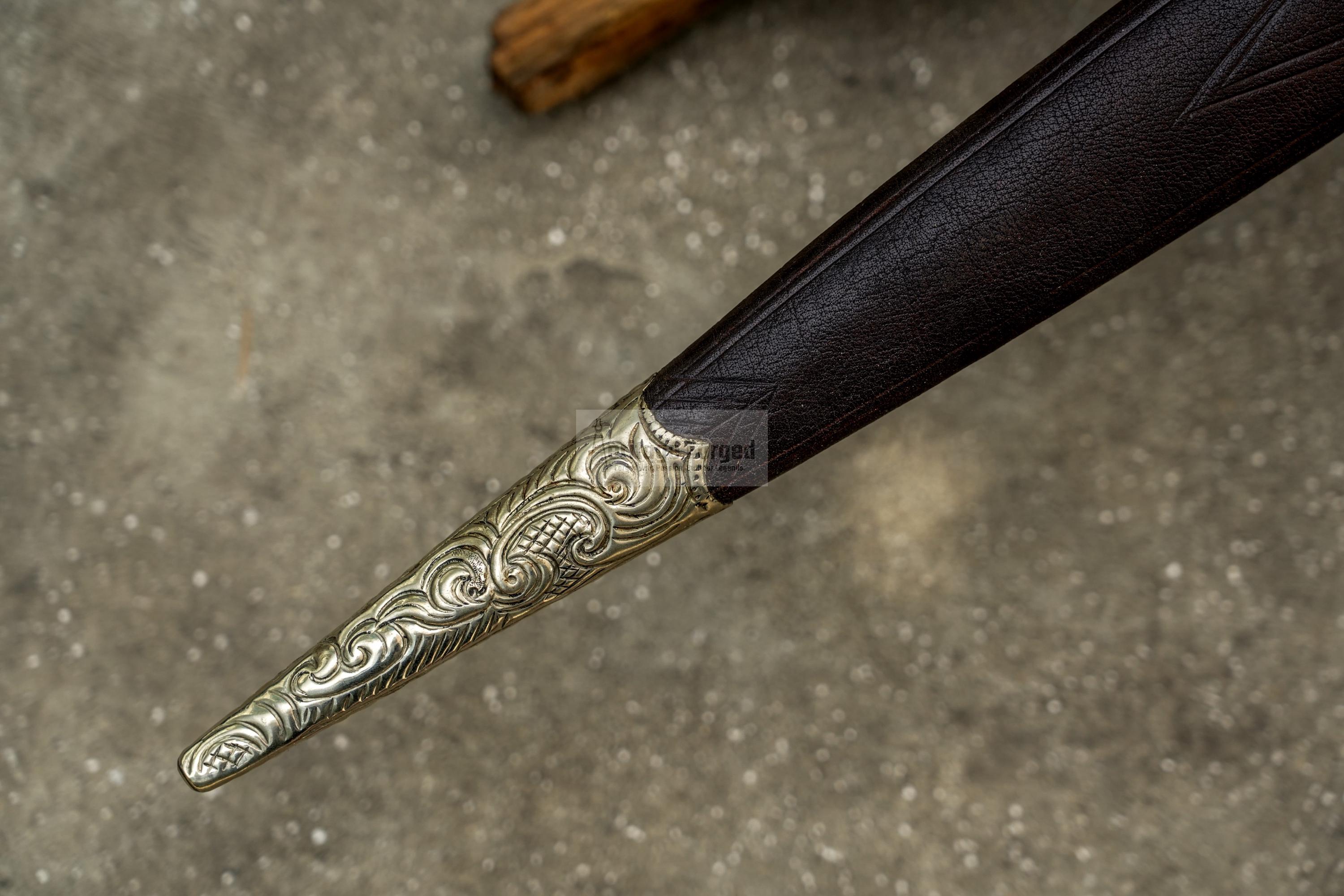 CUSTOM SWORD/27 inches Long Blade hand forged Sword/Leaf spring of truck/Rosewood Handle/Sharpen/Tempered/Ready to use/knife/knives