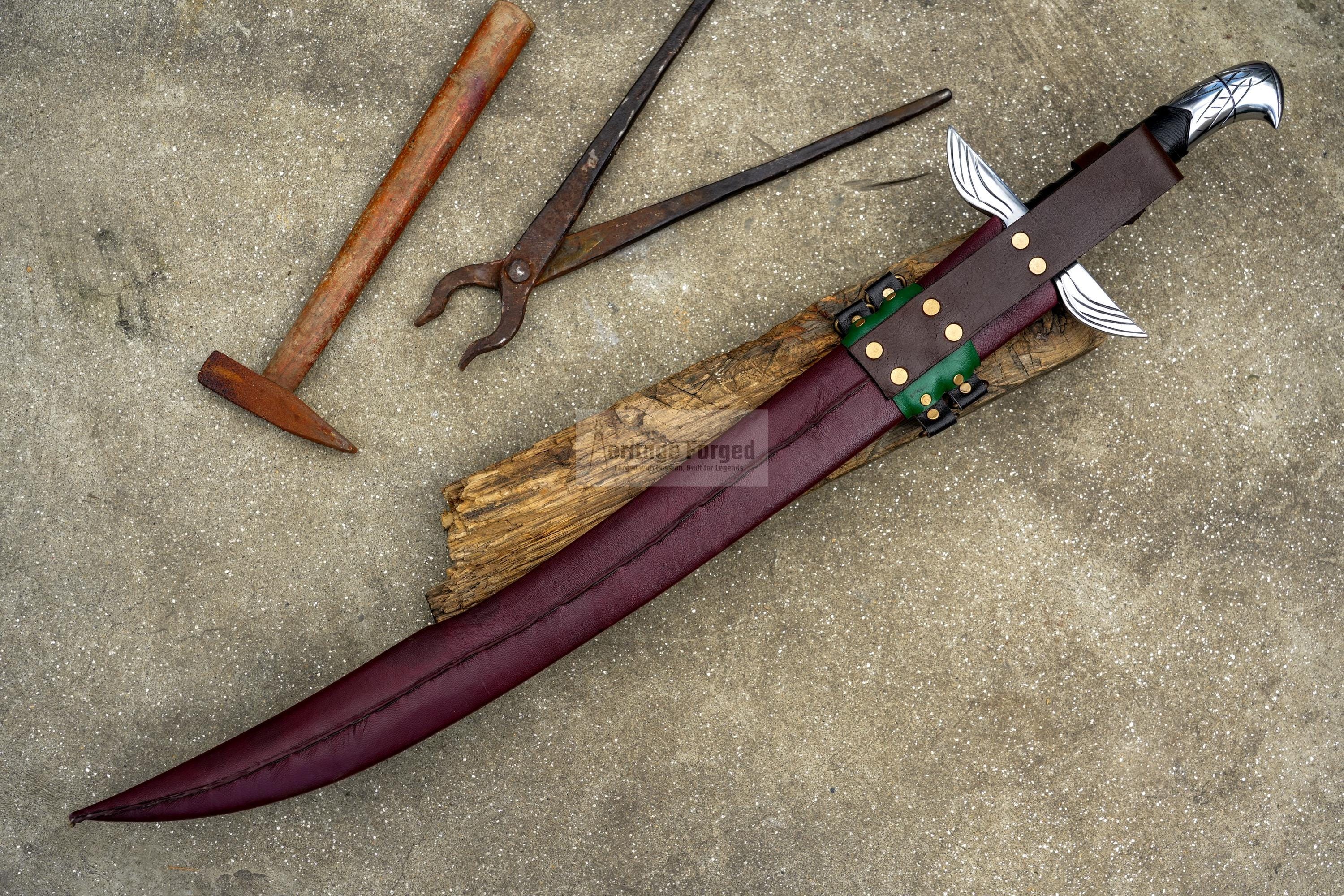 CUSTOM KILIJ SWORD /24 inches Long Blade hand forged Sword/ Tempered/Sharpen/Working/Handmade