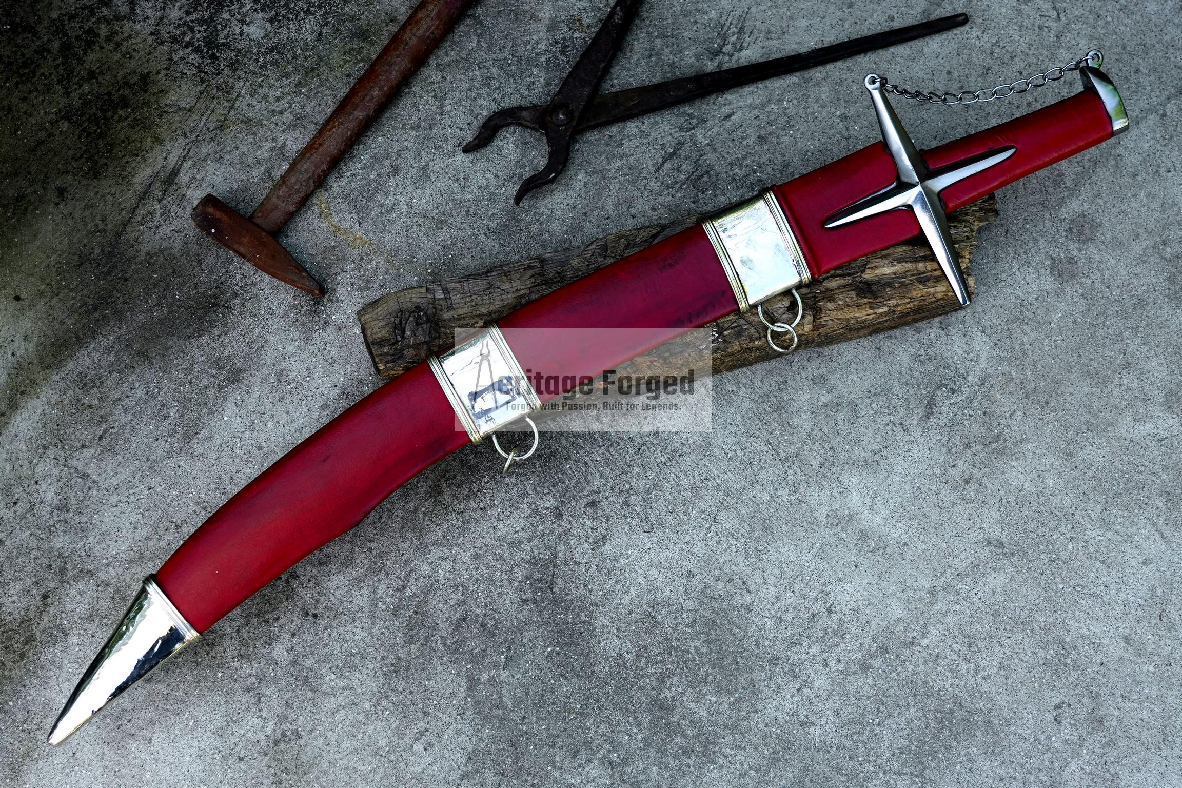 HUNGARIAN SABER SWORD /24 inches Long Blade hand forged Sword/ Tempered/Sharpen/Working/Handmade/sword