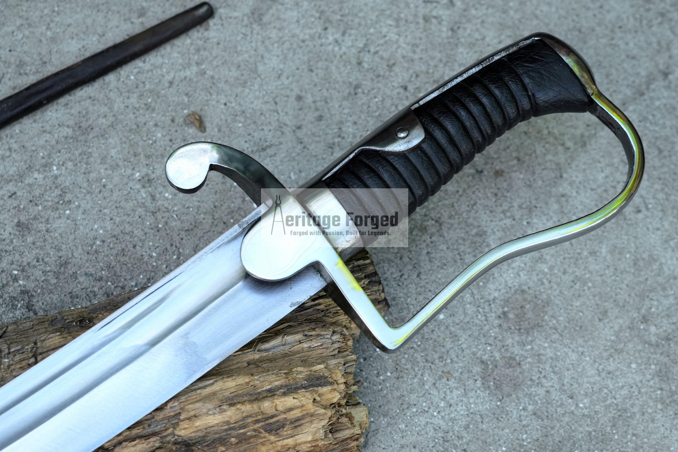 BRITISH SABER SWORD /25 inches Long Blade hand forged Sword/ Hand forged sword Tempered/Sharpen/Working/Handmade/sword/saber