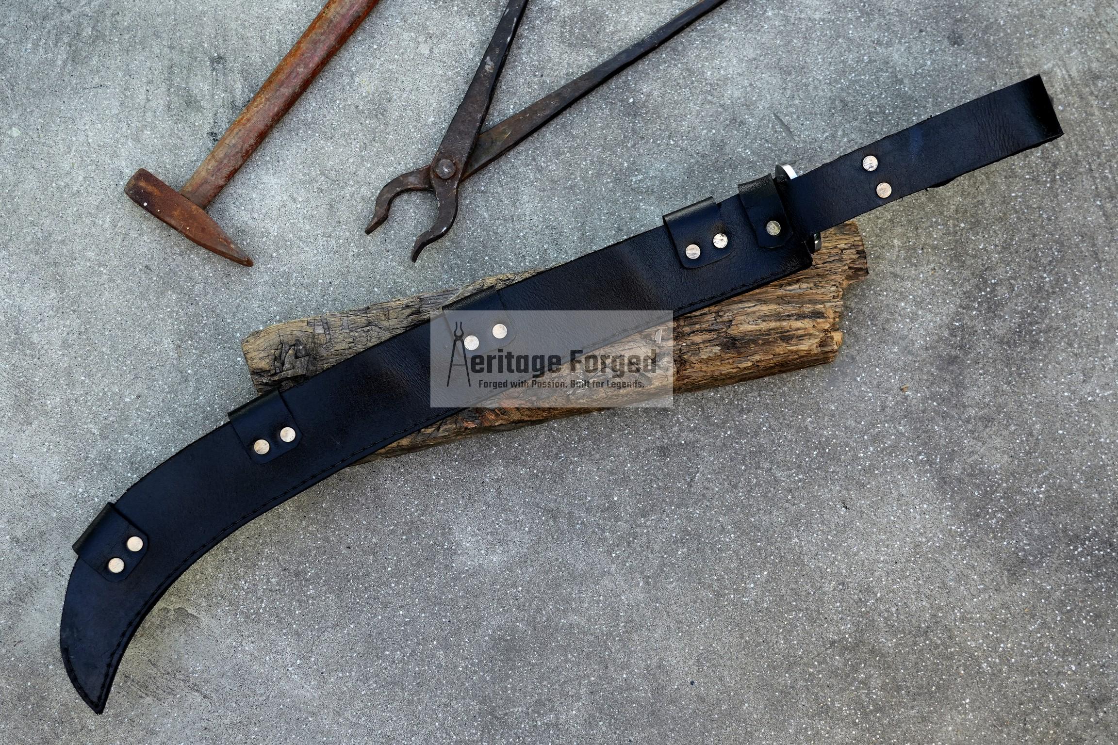 DACIAN FALX SWORD /23 inches Long Blade hand forged Sword/ Tempered/Sharpen/Working/Handmade sword/ working sword/personalization sword