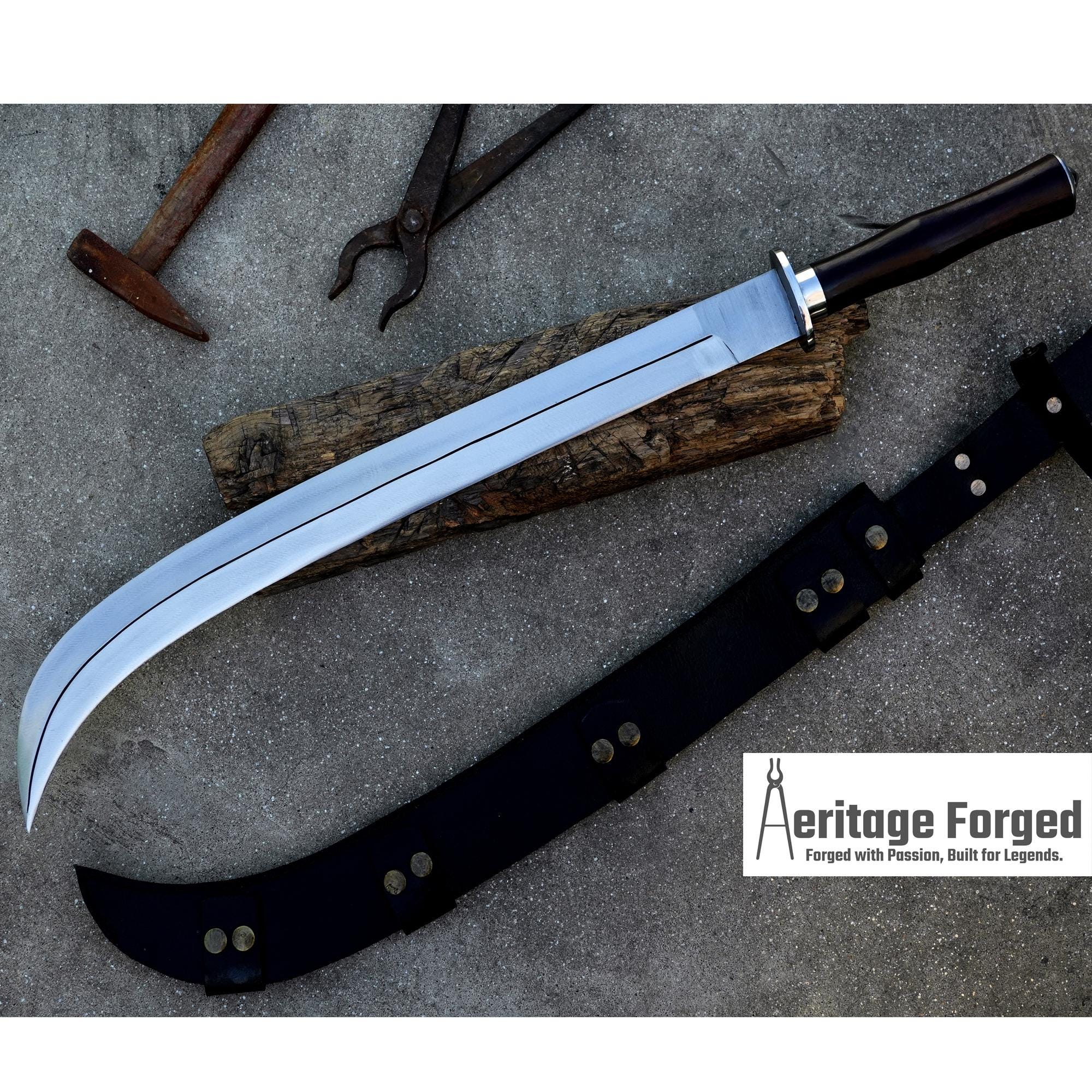 DACIAN FALX SWORD /23 inches Long Blade hand forged Sword/ Tempered/Sharpen/Working/Handmade sword/ working sword/personalization sword