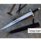MEDIEVAL SWORD/ 26 inches Long Blade hand forged Sword/Leaf spring of truck/Rosewood Handle/Sharpen/Tempered/Ready to use/knife/knives